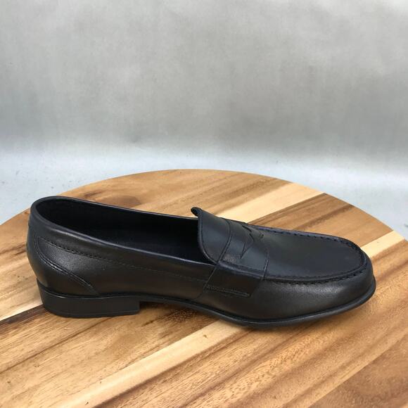 Rockport Keaton Penny Loafer Mens 8.5 M Black Leather Casual - LEFT SHOE ONLY - Picture 1 of 8